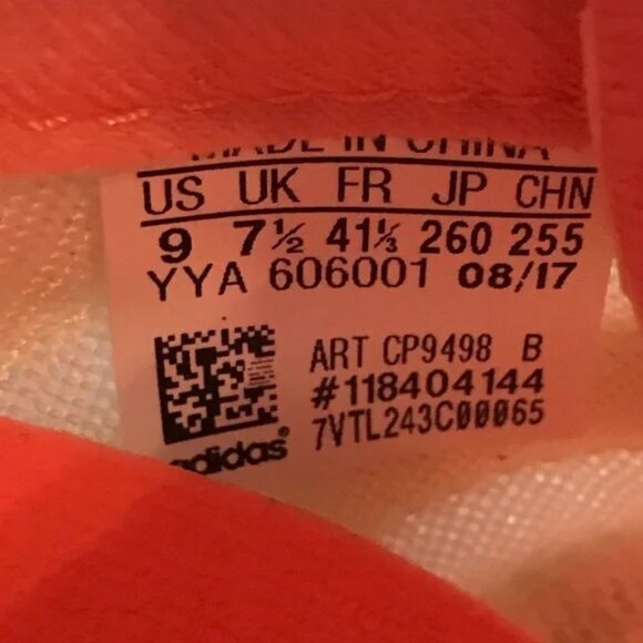 NWT ADIDAS Adizero Tempo Boost running shoe Sz 9 - Picture 8 of 11